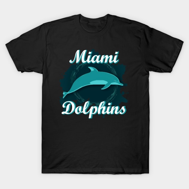 Miami Dolphins T-Shirt by Pixy Official